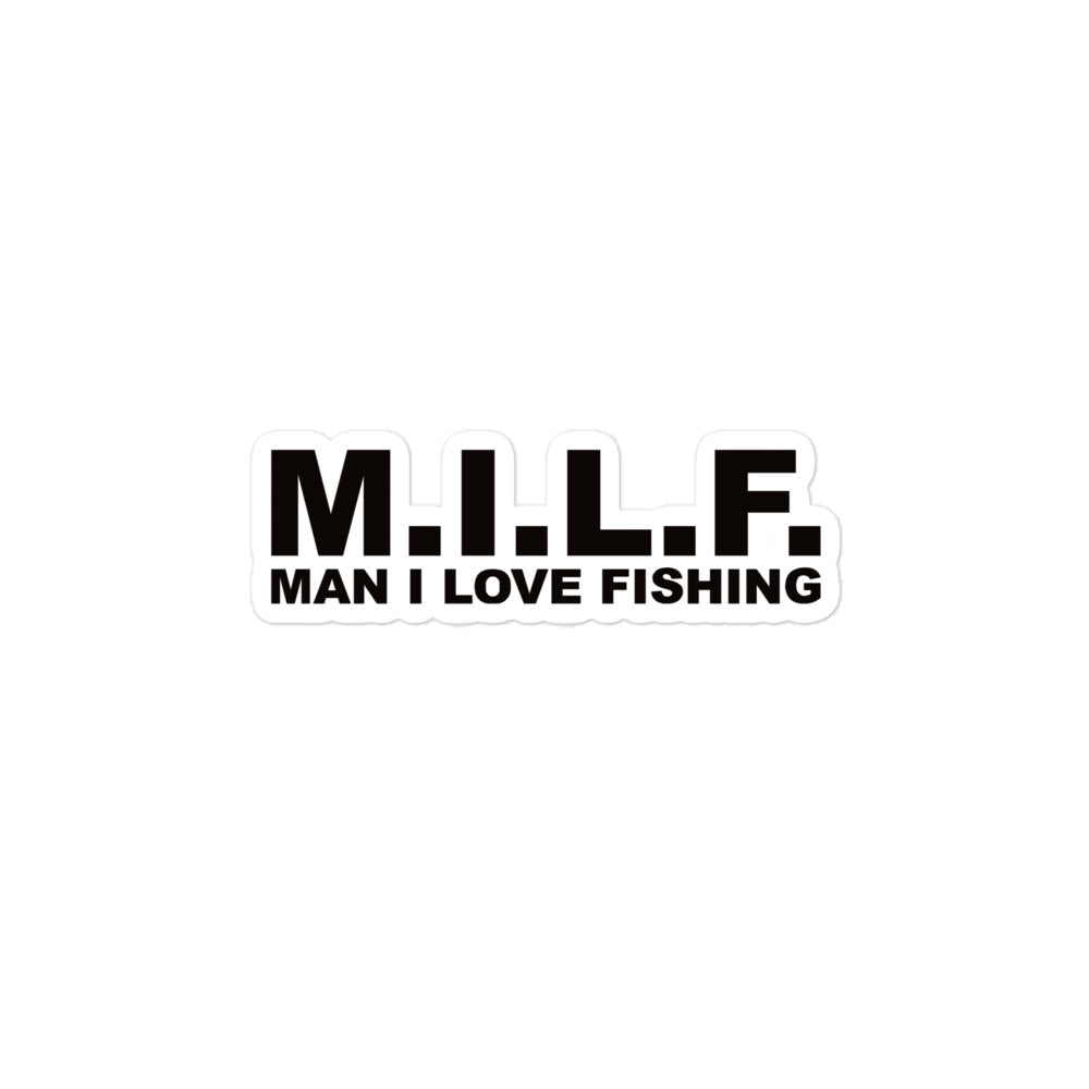 M.I.L.F. Bubble-Free Stickers