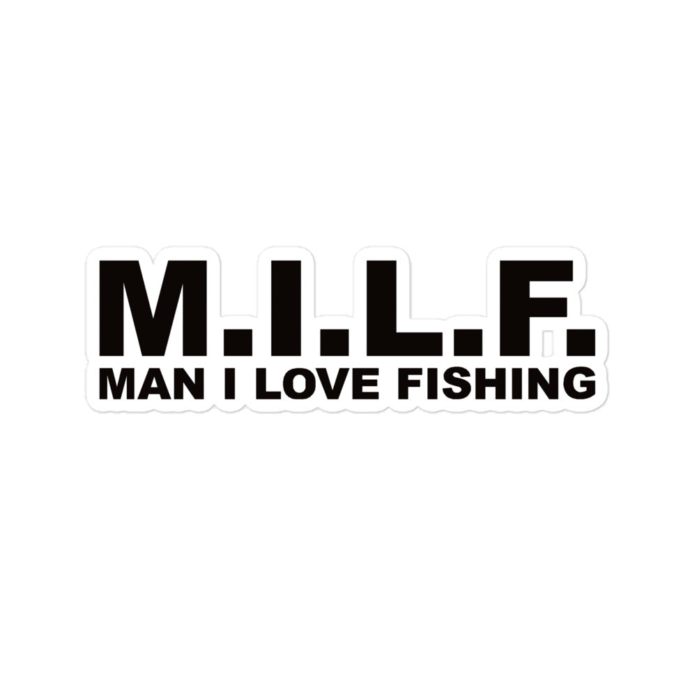 M.I.L.F. Bubble-Free Stickers