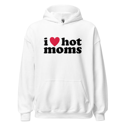 I ❤️ Hot Moms Unisex Hoodie